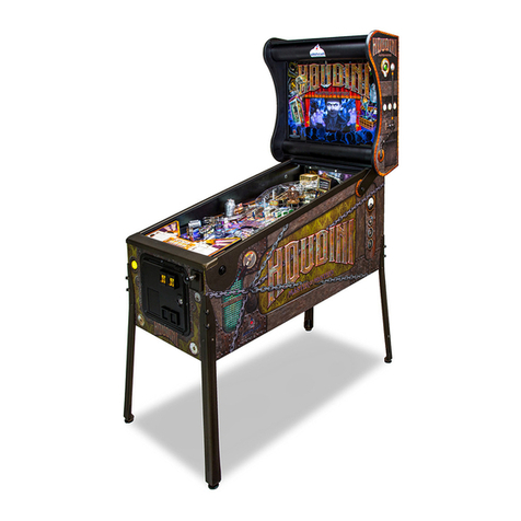American Pinball Houdini Master of Mystery Service manual