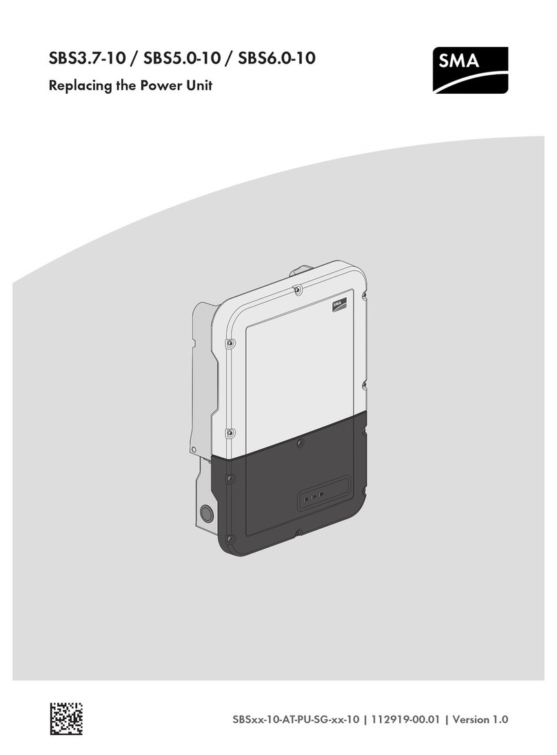SMA SBS3.7-10 Service manual