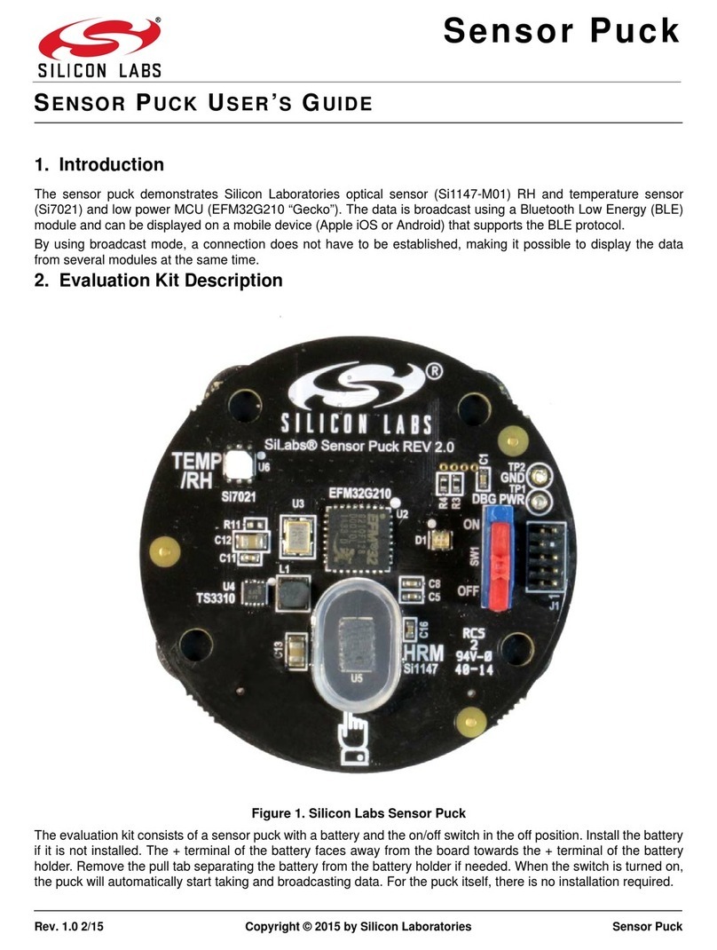 Silicon Laboratories SENSOR PUCK user guide