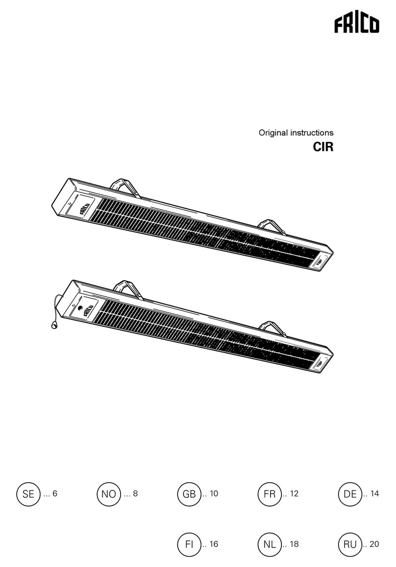 Frico CIR105 Original instructions