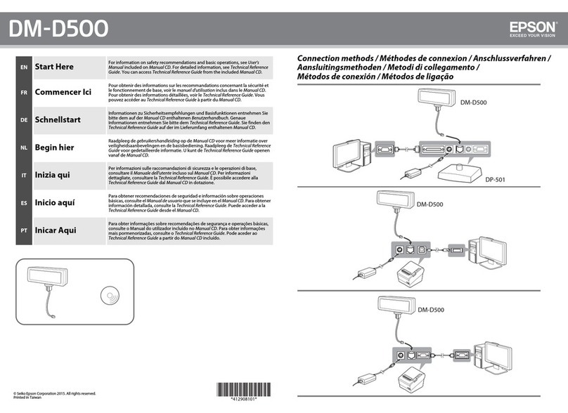 Epson DM-D500 Series Start here