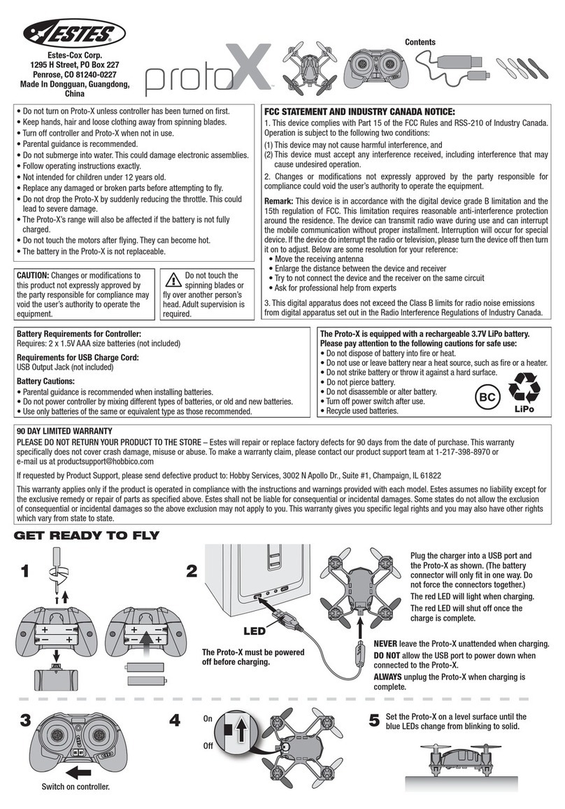 Estes Proto-X manual