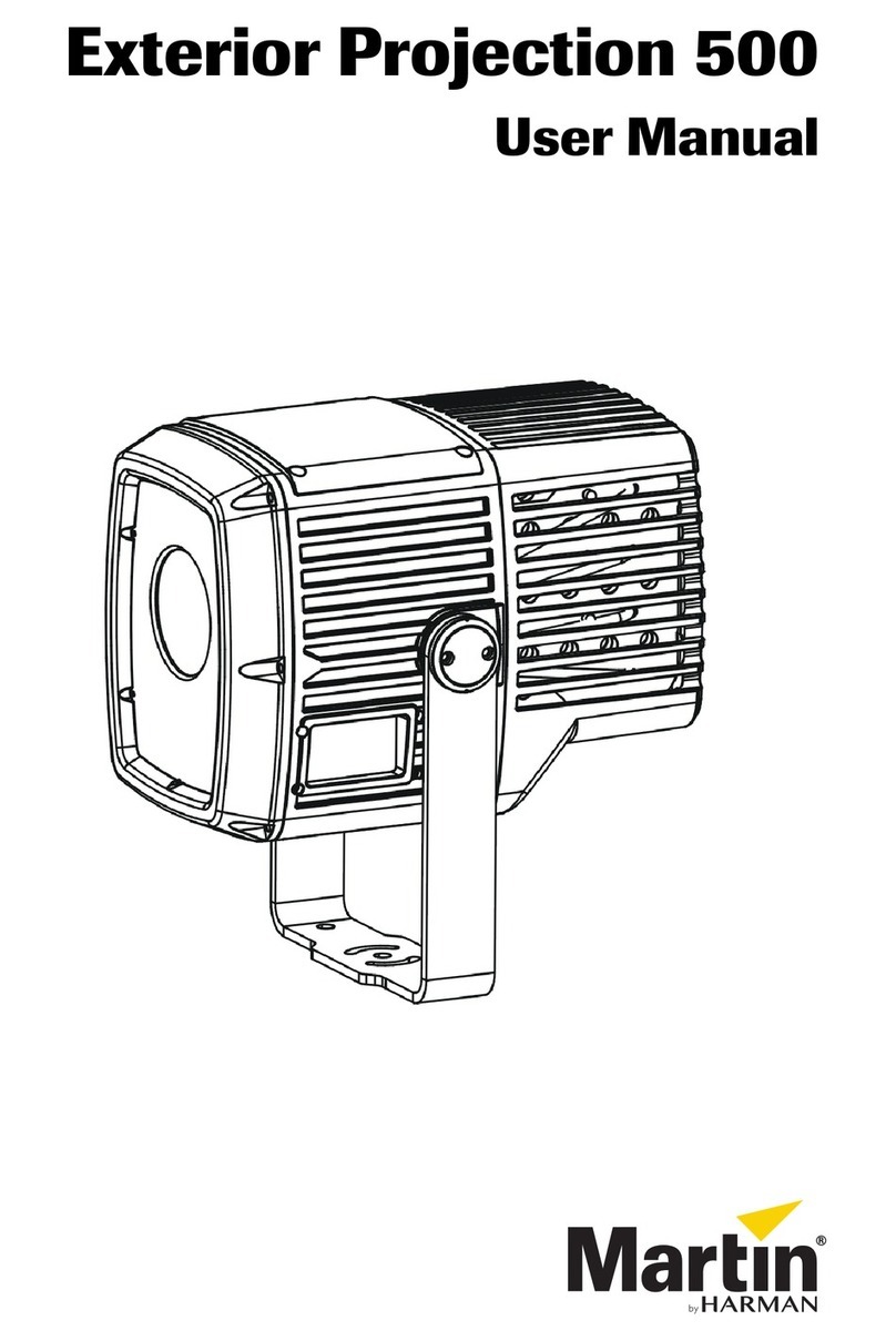 Martin Exterior Projection 500 User manual