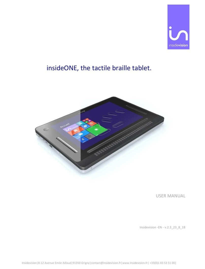 Insidevision insideONE User manual
