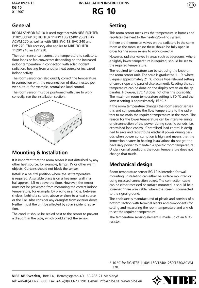 Nibe RG 10 installation instructions