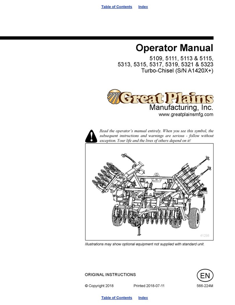 GREAT PLAINS 5109 Operator's manual