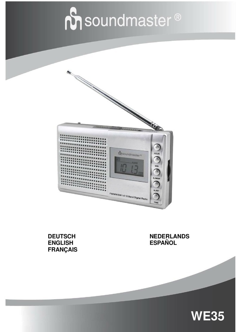SOUNDMASTER WE35 manual