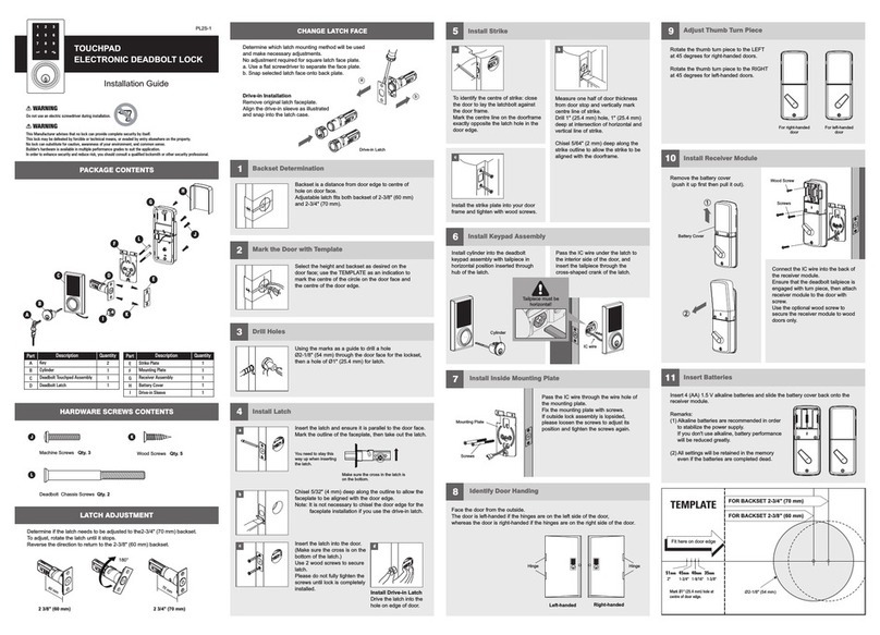 Cal-Royal PL2S-1 User manual