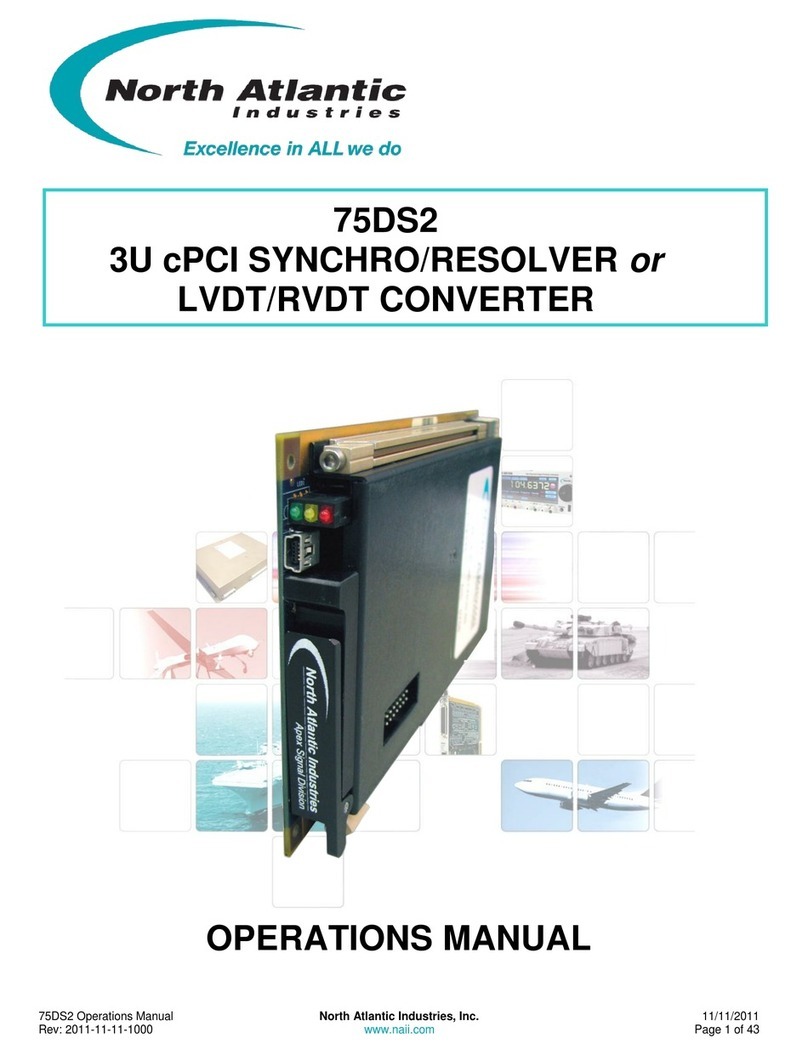North Atlantic 75DS2 Operation manual