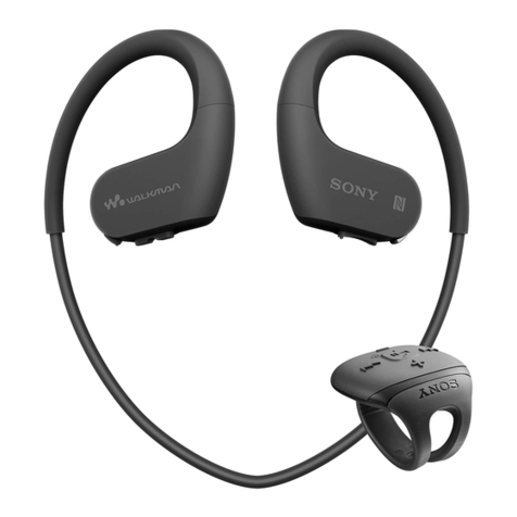 Sony Walkman NW-WS625 User manual