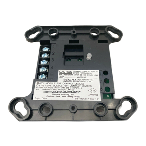 Faraday 8702 User manual