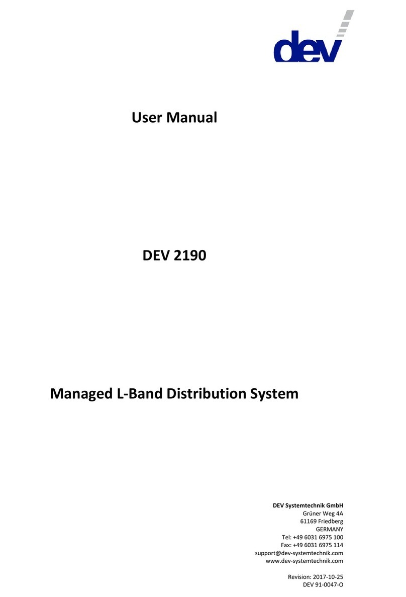DEV 2190 user manual