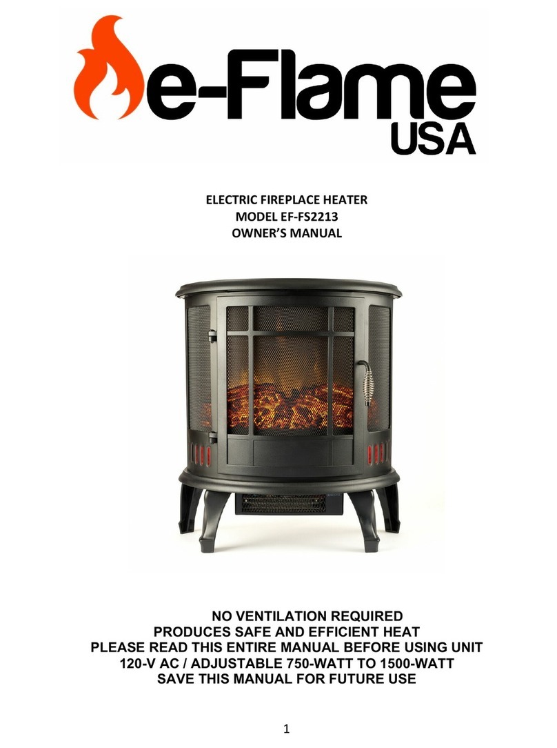 e-Flame USA EF-FS2213 owner's manual