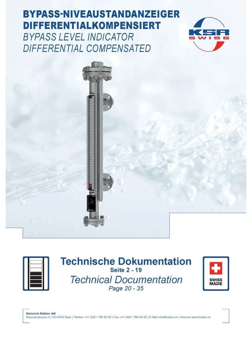 KSR BYPASS LEVEL INDICATOR DIFFERENTIAL... Technical documentation