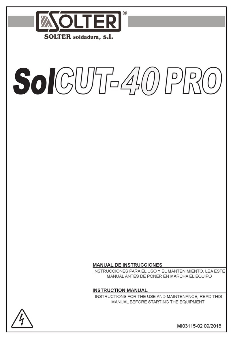 Solter SolCUT-40 PRO User manual Solter SolCUT-40 PRO User manual