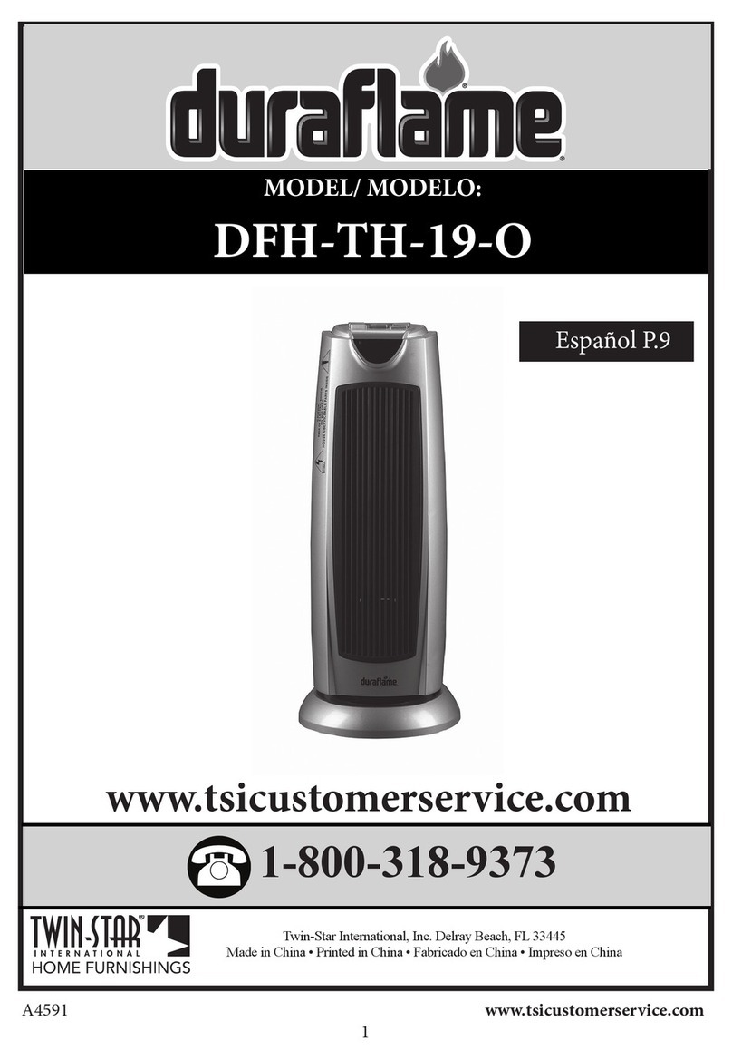 Duraflame DFH-TH-19-O manual