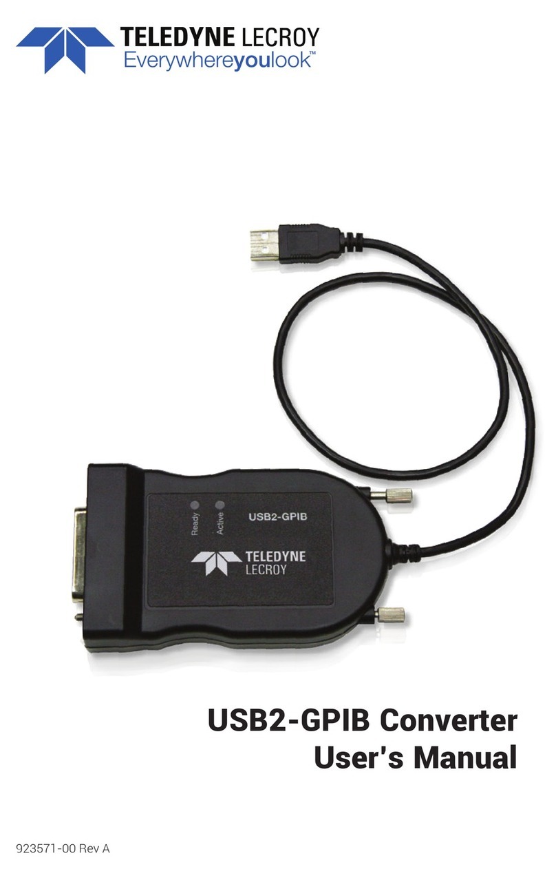 Teledyne Lecroy USB2-GPIB user manual