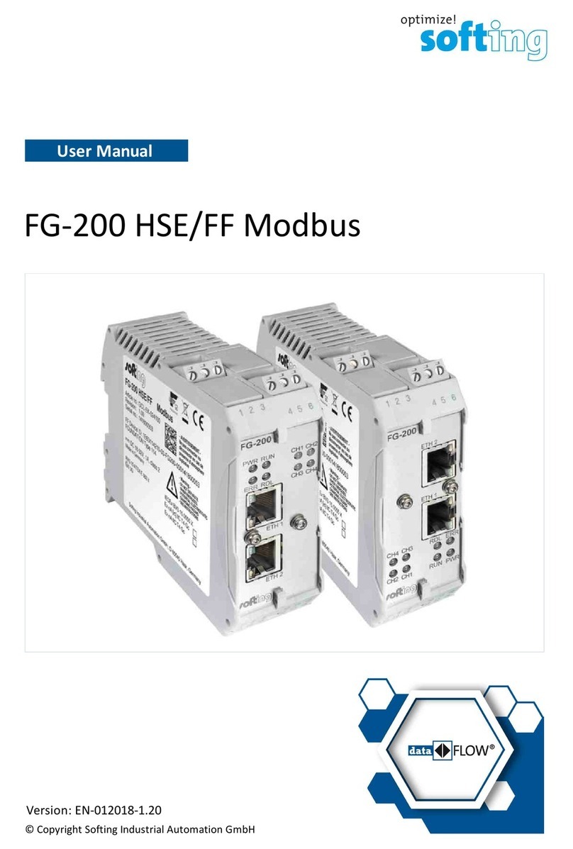 Softing FG-200 HSE/FF user manual
