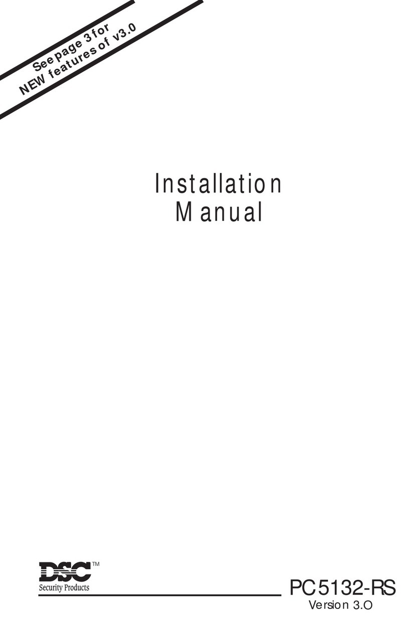 DSC PC5132-RS installation manual