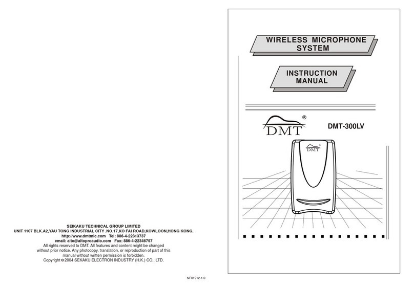 SEIKAKU TECHNICAL GROUP DMT-300LV instruction manual