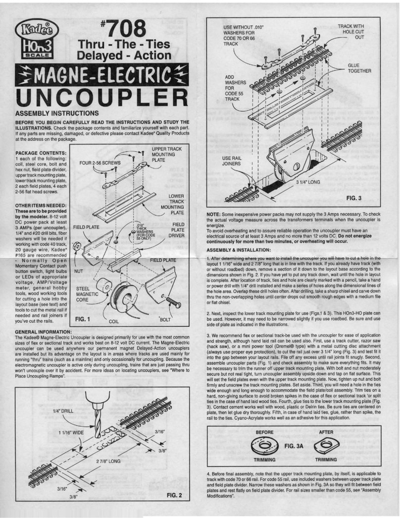 Kadee 708 Installation guide