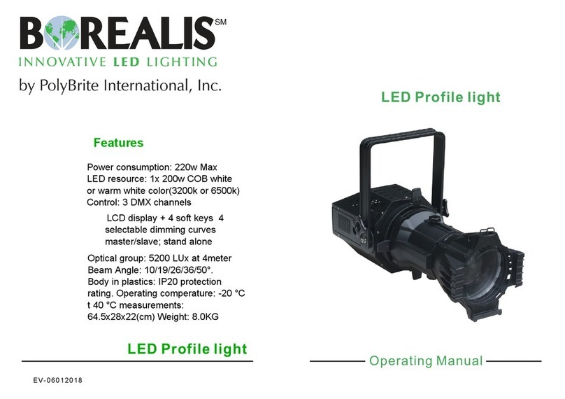 Borealis BLP200B-W operating manual Borealis BLP200B-W operating manual