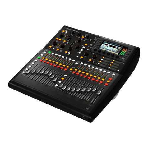 Behringer X32 DIGITAL MIXER quick start guide