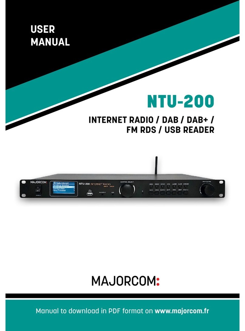 Majorcom: NTU-200 user manual