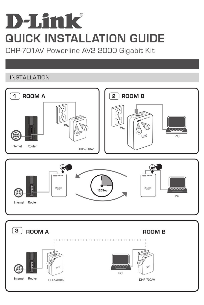 D-Link DHP-701AV User manual D-Link DHP-701AV User manual