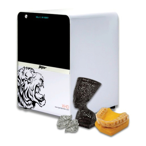 Tiger 3D Printers Tiger3D XHD Operator's manual