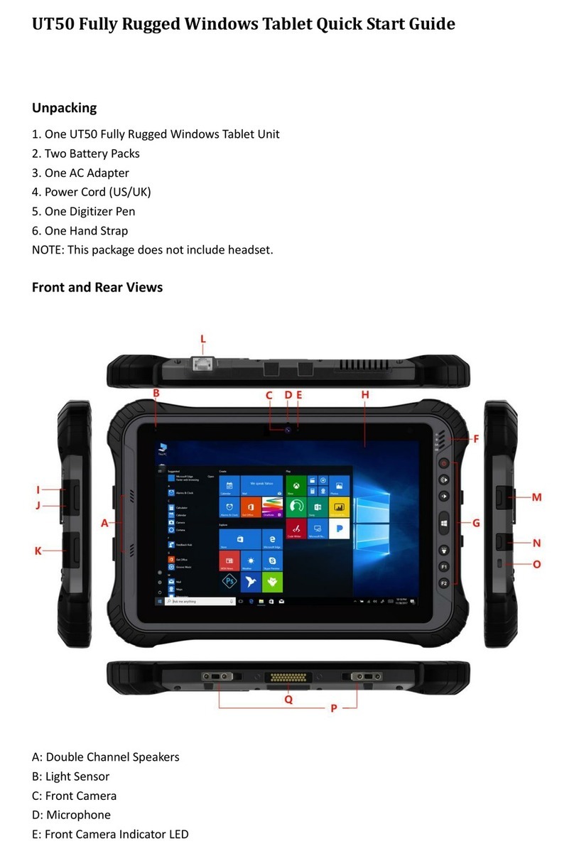 UniStrong UT50 quick start guide