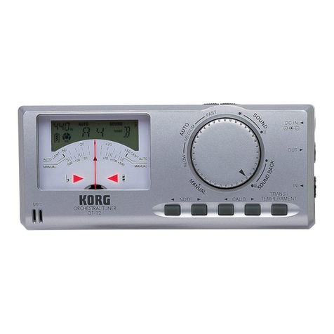 Korg OT-12 owner's manual