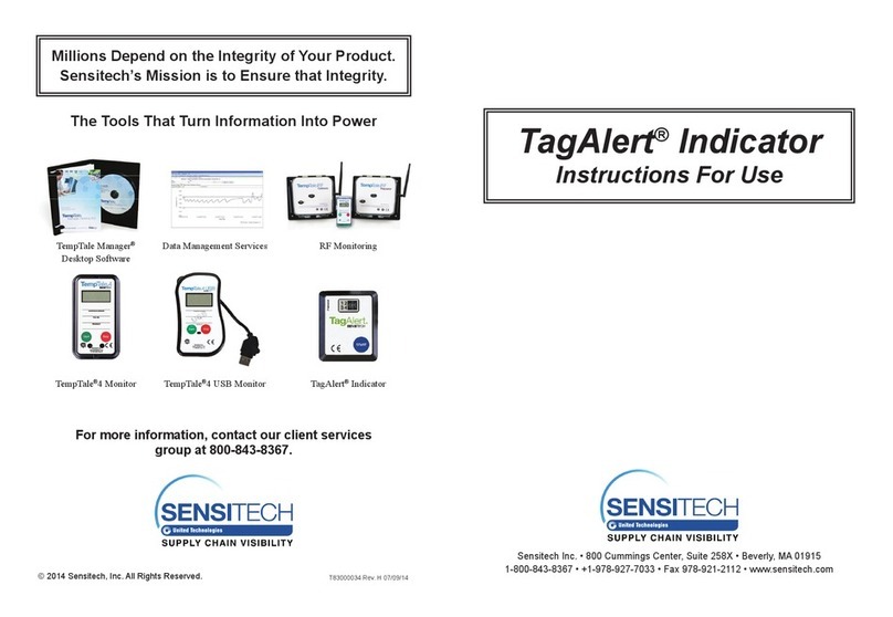 Sensitech TagAlert Instructions for use