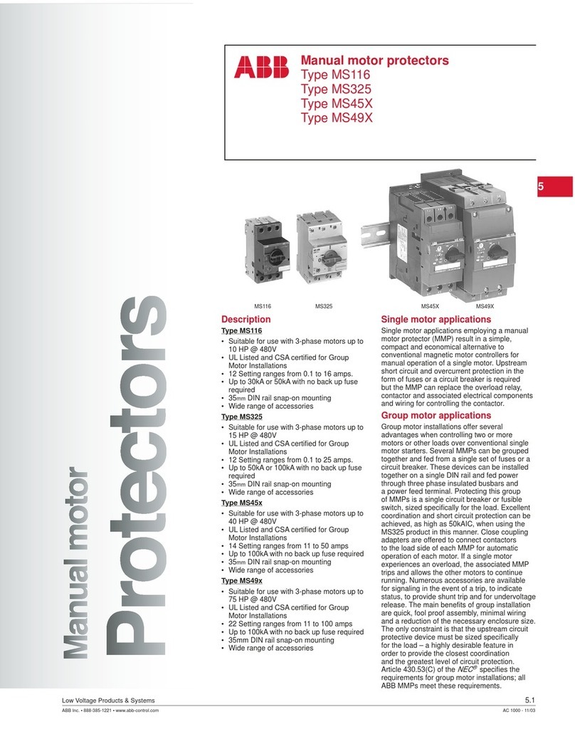 ABB MS116 User manual