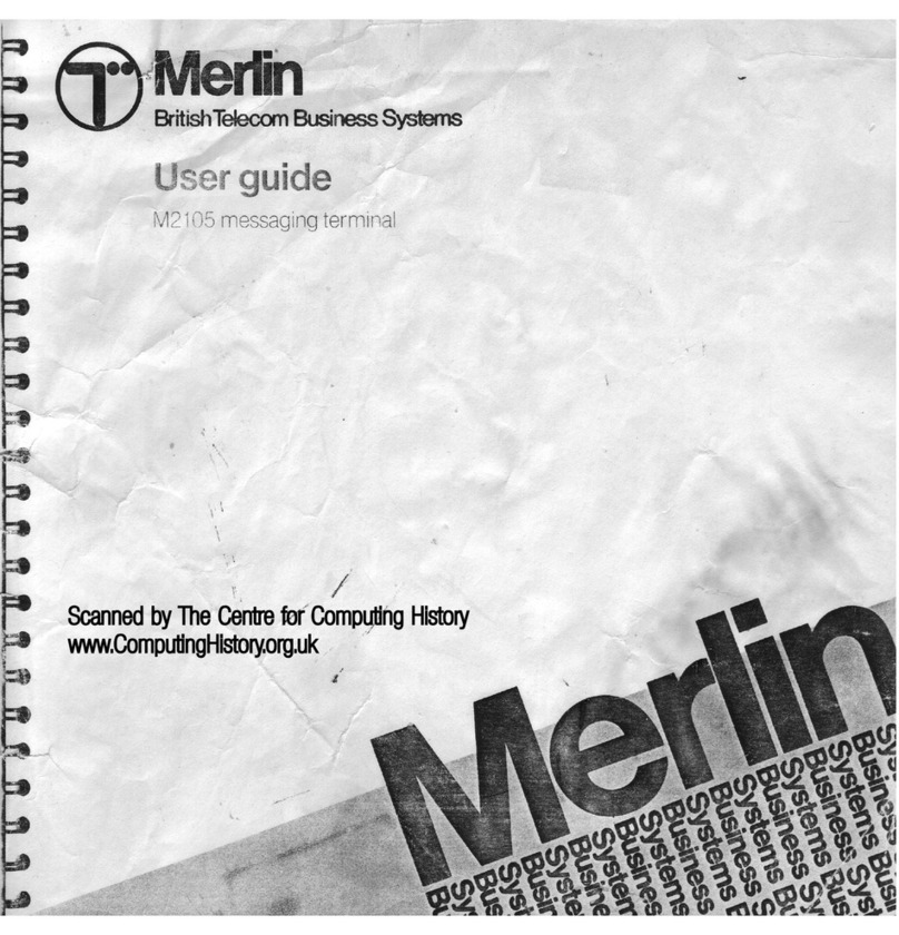 Merlin M2105 user guide