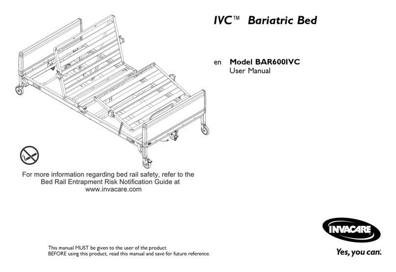 Invacare IVC Bariatric Bed User manual Invacare IVC Bariatric Bed User manual