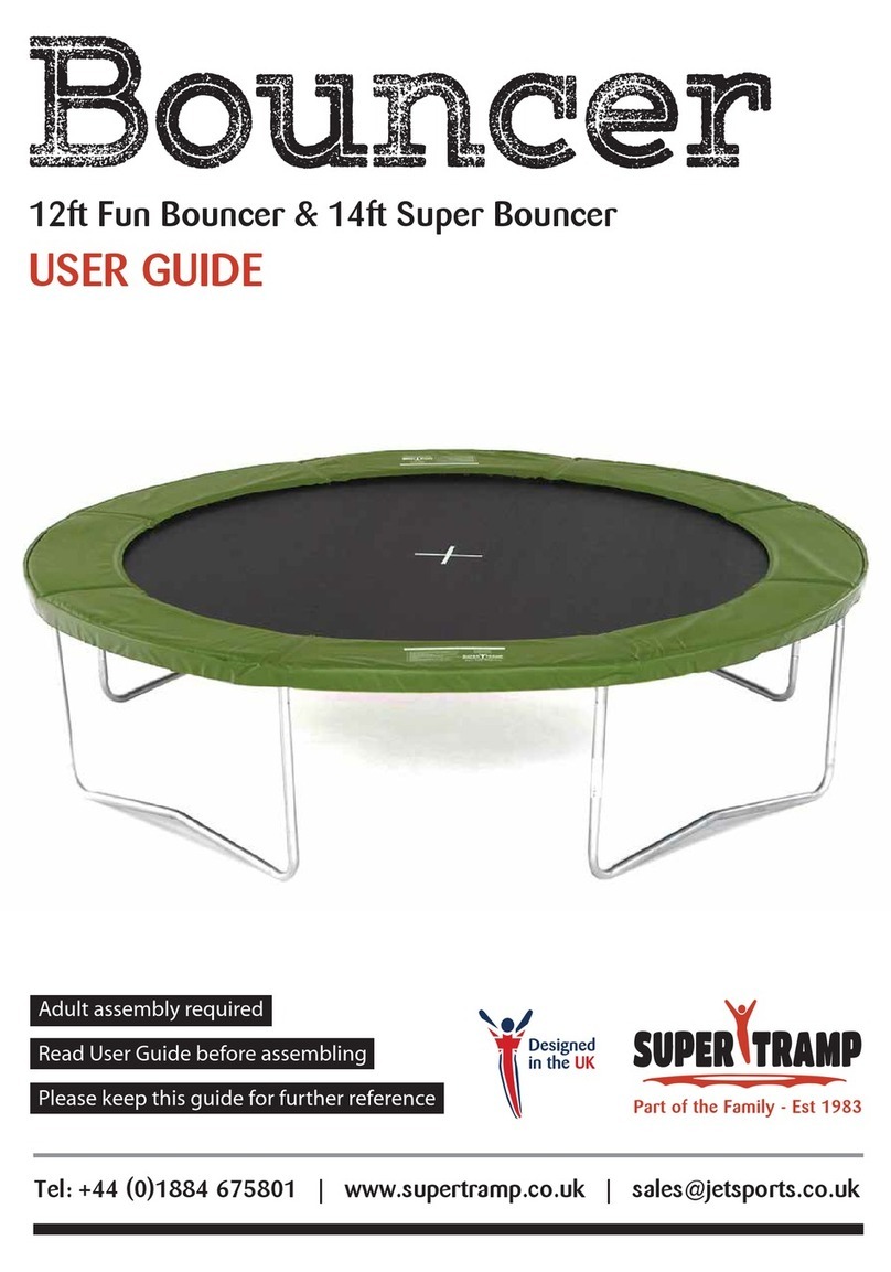 Super Tramp 12ft Fun Bouncer user guide