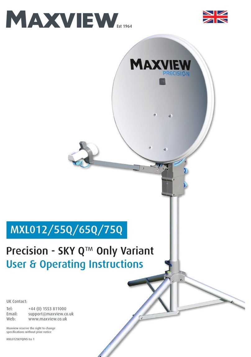 Maxview Precision - SKY Q Only Variant User and operating instructions