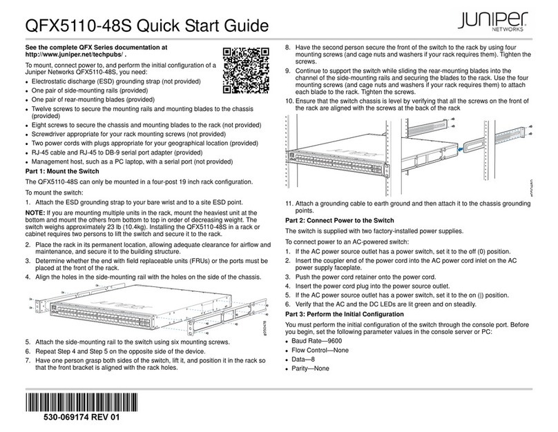 Juniper QFX5110-48S quick start guide