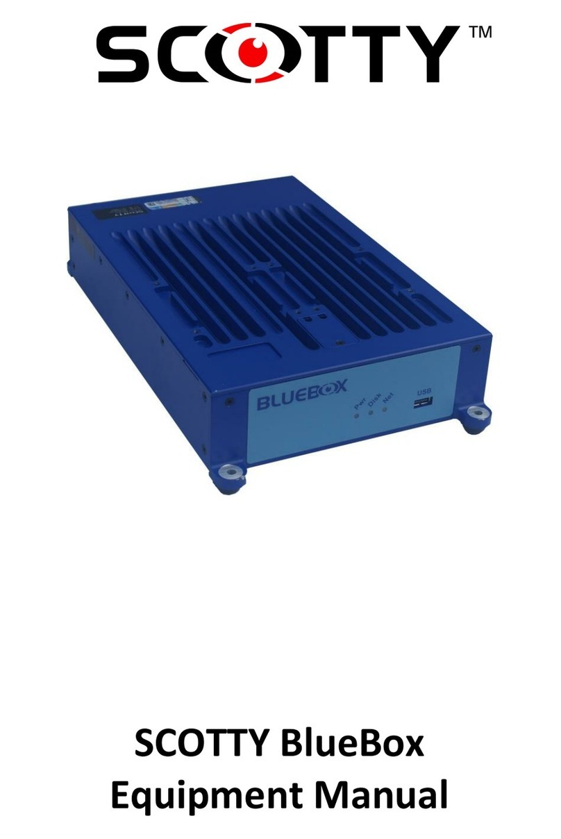 Scotty BlueBox Equipment manual