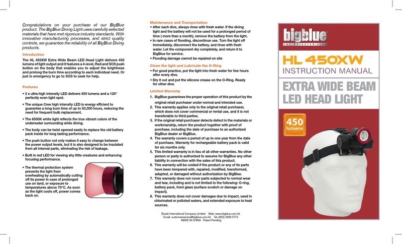 BigBlue HL 450XW User manual
