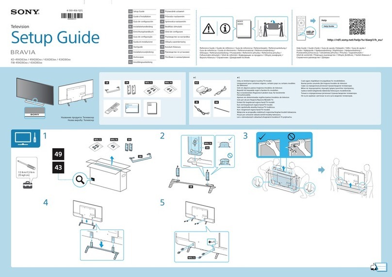 Sony KD-49XD83 SERIES User manual