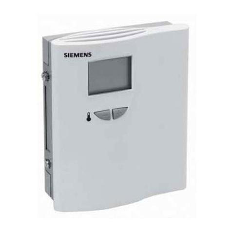 Siemens RDU20U User manual