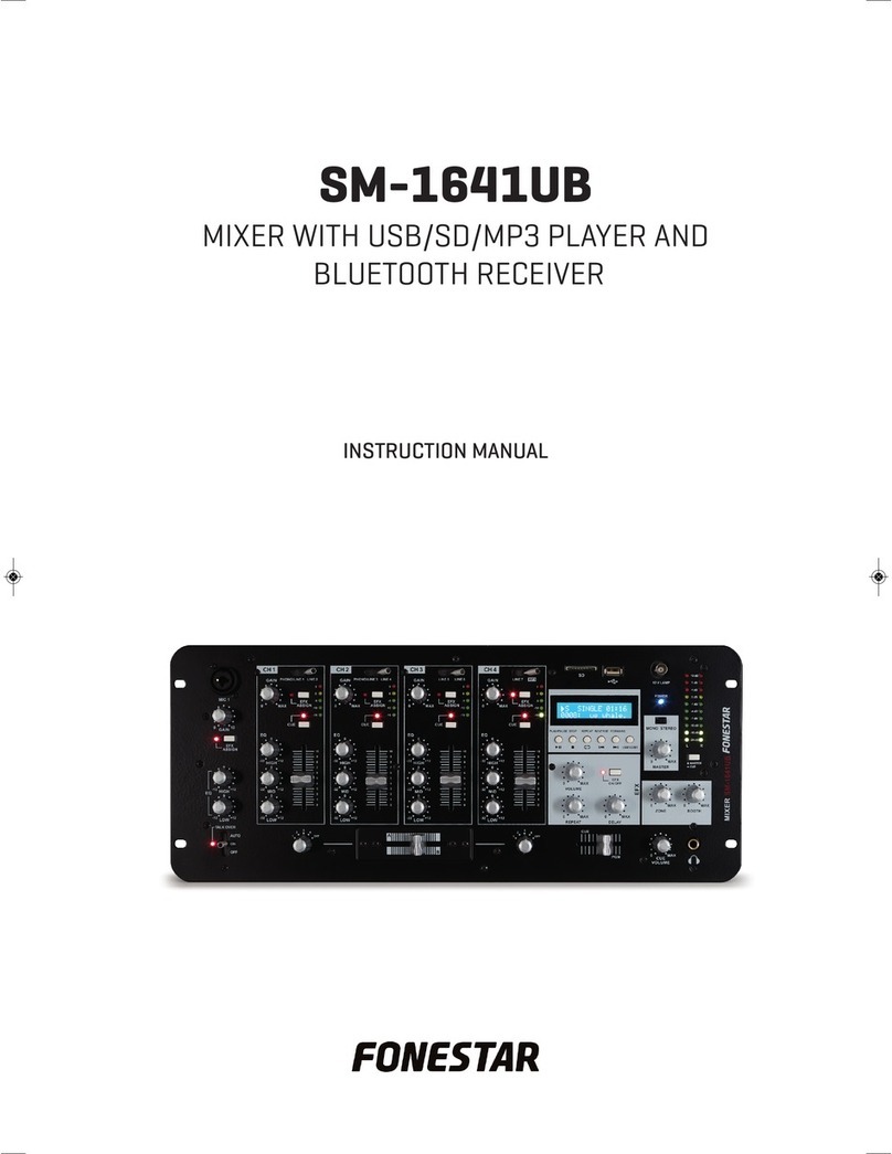 FONESTAR SM-1641UB instruction manual