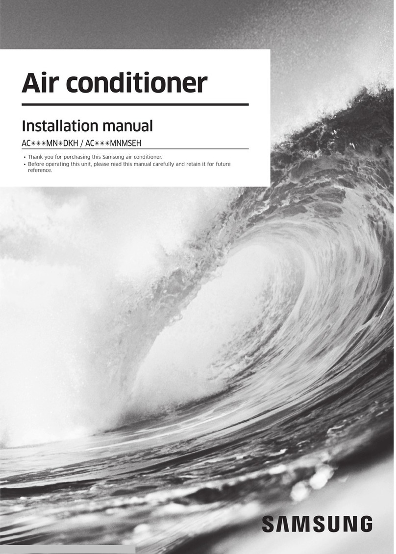 Samsung AC035MNLDKH installation manual