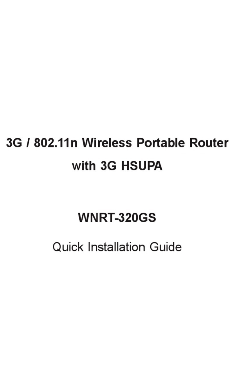 Planet WNRT-320GS Quick installation guide