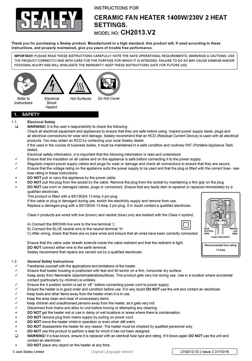 Sealey CH2013.V2 User manual