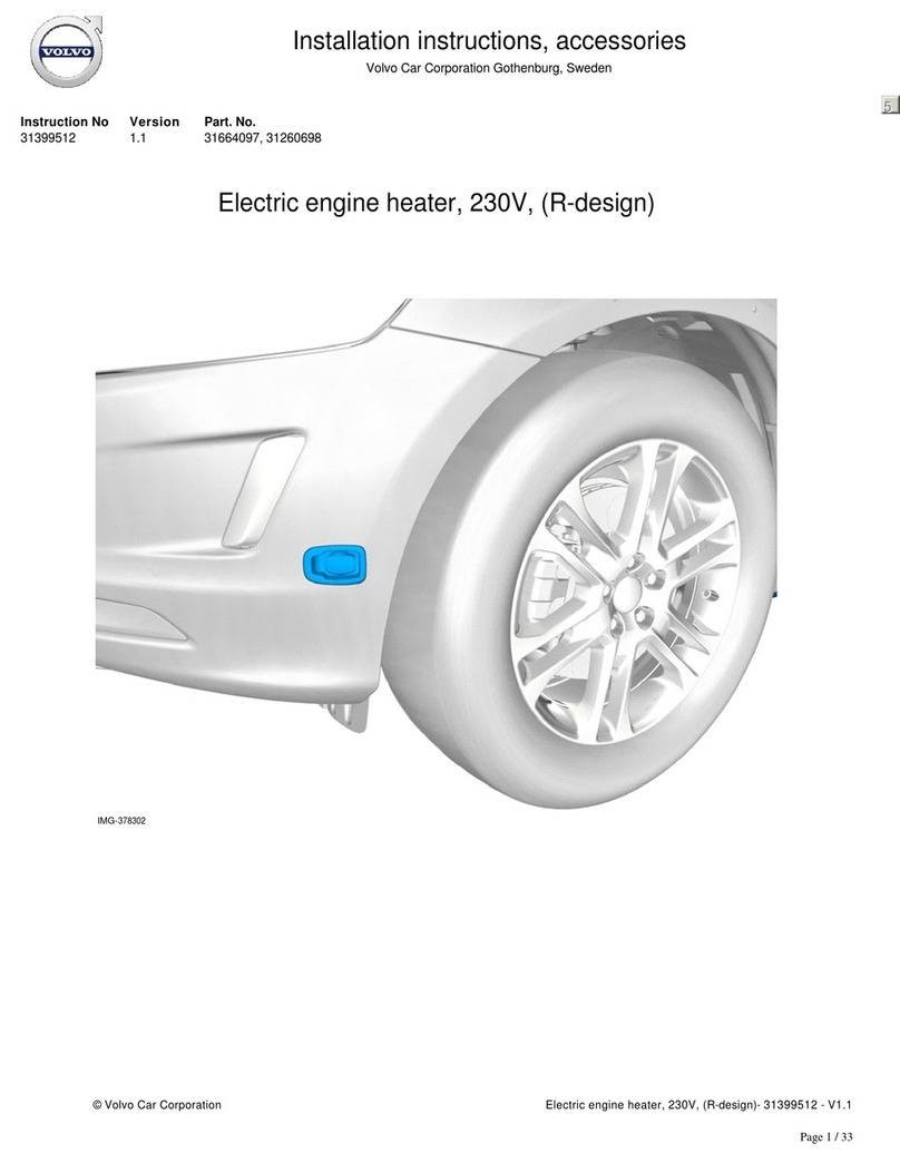 Volvo 31664097 installation instructions
