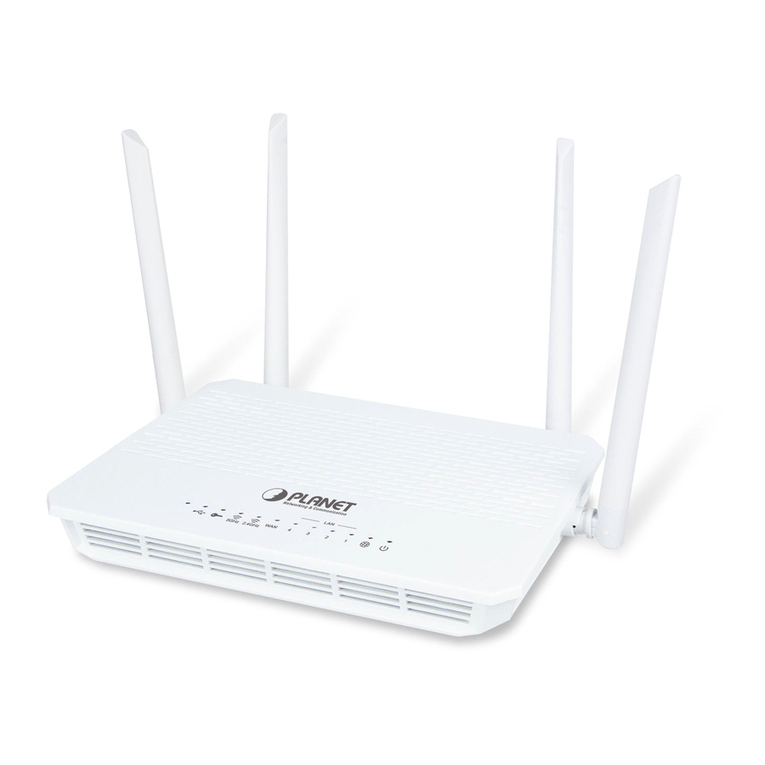Planet WDRT-1202AC Quick installation guide