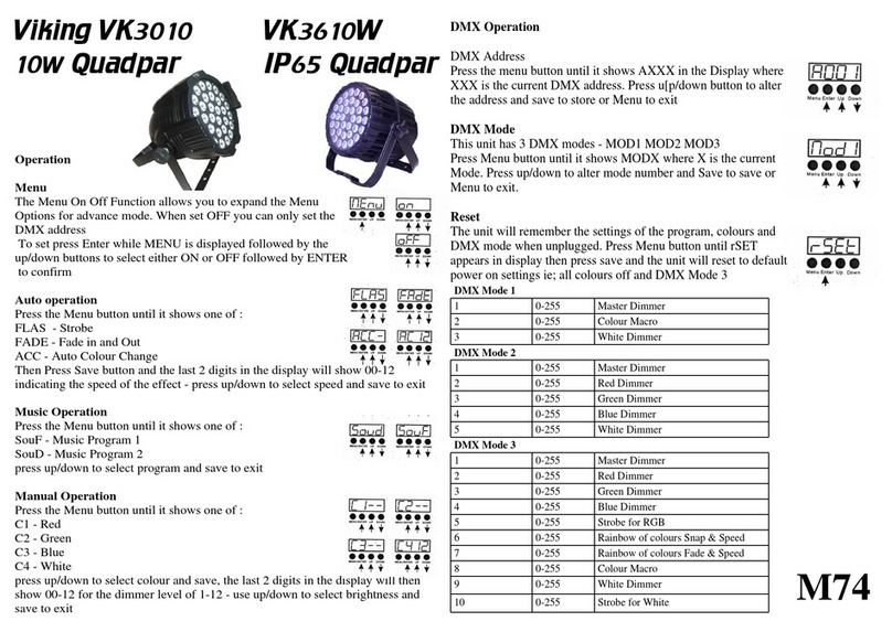 Viking VK3010 instructions